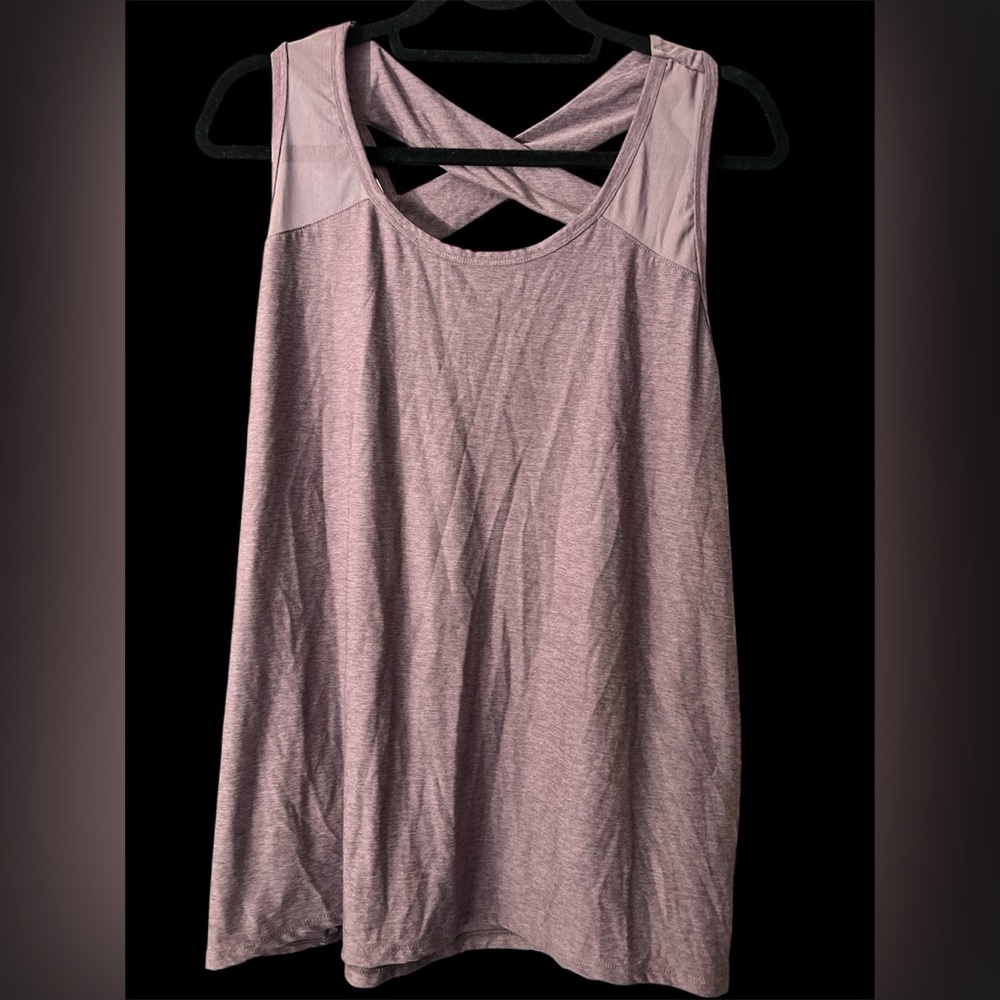 NWOT We Wander Women's Purple athletic yoga crisscross tank 2X
C